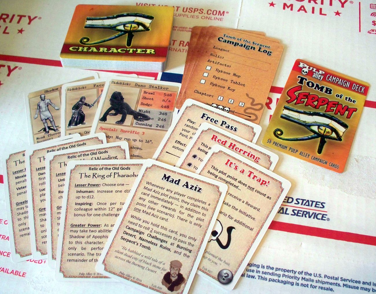 Pulp Alley Campaign Deck Tomb of the Serpent